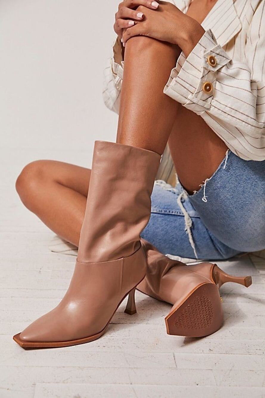 Free People x Vicenza Women's Tan Leather Boots